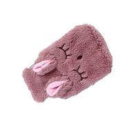 Cryfokt Linda Botella de Agua Caliente de PVC con Tapa, Bolsa de Agua Caliente Portátil para Alivio de la Artritis (Rosa roja)