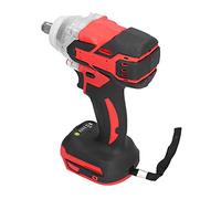 Cryfokt Llave de Impacto Eléctrica Inalámbrica, Portabrocas Cuadrado de 18 V, Torsión de 250 N.m, Interruptor Infinitamente Variable para Obra, Reparación de Automóviles, ABS Gris