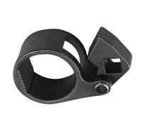 Cryfokt Llave de Timón de Engranaje de Dirección Llave Extraíble de Acero Al Cromo Vanadio Duradera para Timón de Volante 27-42 Mm Negro para Mantenimiento Automotriz