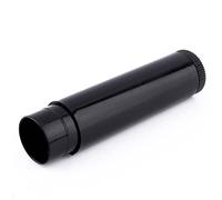 Cryfokt Lote Seguro y Práctico, 100 Uds., 5ml, Negro Claro, Blanco, Lápiz Labial Vacío, Contenedor de Bálsamo Labial, Tubo