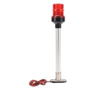 Cryfokt Luz de Anclaje de Navegación para Barcos de Acero Inoxidable 316 con Visibilidad Clara para Lanchas Rápidas, 12 Pulgadas (rojo)