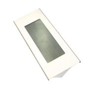 Cryfokt Luz de Número de Casa que Ahorra Energía, Elegante Señal de Dirección Solar para Villas, Granjas, Acero Inoxidable Montado en la Pared, 16,9x13,1 Cm