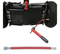 Cryfokt Manguera de Boca Inflable Duradera Universal Fácil de Bombear para Scooter Eléctrico Mijia M365, Plástico + Aleación, Adecuada para Entusiastas de los Scooters