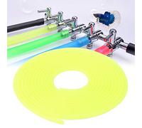 Cryfokt Manguera de Oxígeno de Tubo de Bomba de Aire de Acuario de Silicona Duradera de 5m para Ambientes de Agua Dulce/Salada de Peceras (Yellow)