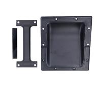 Cryfokt Manija de la Caja del Gabinete del Altavoz Hecha de Aleación de Aluminio Engrosada, Fácil Instalación para Reparación de Daños, Ideal para Equipos de Transporte y Cajas de Instrumentos, 2