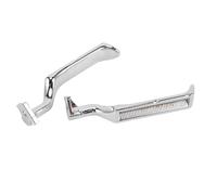 Cryfokt Manija de Puerta Interior de Repuesto, Manija de Puerta Interior de Metal Delantera Izquierda, Chapada en Cromo con Ajuste OEM, Ideal para Bronco F53, F59, F800 1987-1999