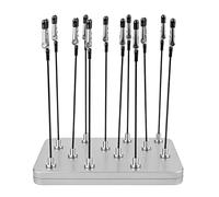 Cryfokt Manos que Ayudan con Imanes, Juego de Soportes de Soldadura con 12 Clips Magnéticos Flexibles y Caja de Acero, Herramienta Auxiliar de Soldadura para Soldar, Pintar Modelos