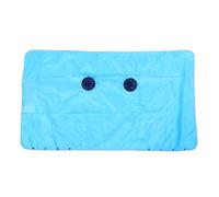 Cryfokt Manta de Refrigeración USB con Ventilador Incorporado, Manta de Ventilador Portátil de 3 Velocidades para Viajes de Camping Al Aire, con Tela de Poliéster Transpirable y (Cielo)