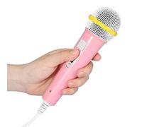 Cryfokt Máquina Educativa con Micrófono de Juguete Musical para Niños, Garantía de Calidad para Contar Historias con Música de Fiesta - para Niños (Pink)