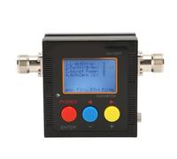 Cryfokt Medidor SWR Medidor SWR Digital Mini de Estacionaria Pantalla LCD Retroiluminada de Nivel de Batería 120W 1.5-70MHz con Conector SO239 para Radio Bidireccional