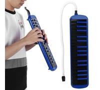 Cryfokt Melódica Instrumento Musical de Viento de 32 Teclas para Práctica Principiante - Melódica Portátil y Duradera con Diseño Ergonómico - Ideal para Amantes (BLUE)