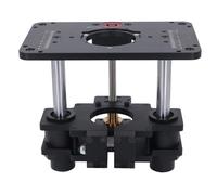 Cryfokt Mesa Elevadora Invertida Enrutadora, Aleación de Aluminio Mecanizada CNC con Varilla de Acero Inoxidable para Cortadora de Bordes de 69 Mm de Diámetro, Mesa de Trabajo de
