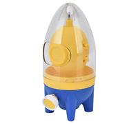 Cryfokt Mezclador de Yema de Huevo, Cuerda Manual para Tirar, Coctelera Dorada para Cocinar Familias, Silicona ABS, 6,7x3 Pulgadas
