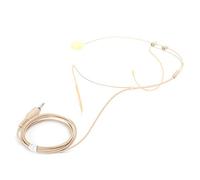 Cryfokt Micrófono de Oído, Micrófono de Defensa de la Cabeza, DC 1V-10V Omnidireccional 3,5 Mm Bloqueo de Tornillo Masculino para Transmisores de Paquete de Carrocería de la Iglesia Endocente