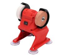 Cryfokt Mini Amoladora de Banco, Pulidora de Mesa Pequeña para Talleres Domésticos, Aplicaciones Artesanales de Madera y Metal