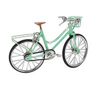 Cryfokt Mini Modelo de Bicicleta con Colores Brillantes Diseño de Aleación Duradero Decoración Llamativa para el Hogar o la Oficina 19,5 X 12 Cm
