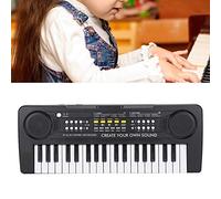 Cryfokt Mini Piano Electrónico de 37 Teclas, Instrumento Musical USB de Juguete, Control de Volumen y Ritmo, para Niños, BF-420 de Plástico (BF-420)