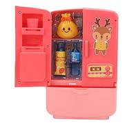 Cryfokt Mini Refrigerador de Juguete, Juego de Puerta Doble para Diversión en la Cocina para Niños de 3 Años en Adelante, Hecho de Material ABS Seguro (Pink)