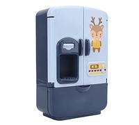 Cryfokt Mini Refrigerador de Juguete, Juego de Puerta Doble para Diversión en la Cocina para Niños de 3 Años en Adelante, Hecho de Material ABS Seguro (Blue)
