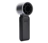Cryfokt Mini Ventilador Portátil, 4 5V 1A Gears Type C Calm C Small Pocket Boad para la Casa (BLACK)