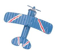 Cryfokt Modelo de Avión, Artesanía de Hierro Vintage, Modelo de Avión de Combate en Miniatura, Decoración de Escritorio Duradera para Sala de Estudio, Sala de Estar, Arte del Hierro