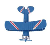 Cryfokt Modelo de Avión de Arte del Hierro Retro, Artesanía, Decoración en Miniatura, Avión de Combate de Escritorio, Artesanías de Diseño Invencible, Decoración del Hogar