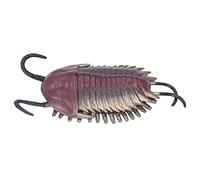 Cryfokt Modelo de Trilobite Simulado, Juguete Educativo, Figura de Animal Marino Antiguo de Plástico Duradero para Niños, 12x5cm