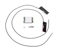 Cryfokt Módulo de Tarjeta WI -FI, BT4.1 1200 Mbps M.2 WiFi 344 T77H644 Tarjeta Fácil de Combinar para Aprender sobre la Vida Profesional (Antenas construidas)