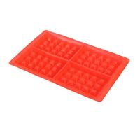 Cryfokt Molde de Silicona para Hornear, Fácil de Usar, Reutilizable, para Gofres, Muffins, Pasteles, Suministros para Hornear Resistentes a Altas Temperaturas para Panaderos Caseros (4 rectángulos