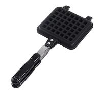 Cryfokt Molde para Gofres de Aleación de Aluminio, Revestimiento Antiadherente, Olla para Hacer Gofres Fácil con Extendido para un Uso Seguro, 1 Sartén, Entusiasta de la Repostería