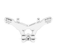 Cryfokt Montaje del Amortiguador Trasero de Aleación de Aluminio RC 1/18, Mejor Estanqueidad, Conducción Equilibrada para Coche Losi Mini-T 2.0 1/18 RC (Silver)