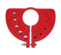 Cryfokt Mostrado con el Conjunto de Perforación de Perforación de ángulo, Múltiples Carreras Versátiles Versátiles de Bit de Plástico ABS de ABS para Fragmentos de 3 a 12 Mm (rojo)