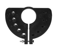 Cryfokt Mostrado con el Conjunto de Perforación de Perforación de ángulo, Múltiples Carreras Versátiles Versátiles de Bit de Plástico ABS de ABS para Fragmentos de 3 a 12 Mm (BLACK)