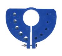 Cryfokt Mostrado con el Conjunto de Perforación de Perforación de ángulo, Múltiples Carreras Versátiles Versátiles de Bit de Plástico ABS de ABS para Fragmentos de 3 a 12 Mm (BLUE)