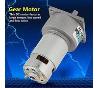 Cryfokt Motorreductor de Metal de Corriente Continua Micro de 35 W con Gran Momento de Fuerza, Baja Velocidad, Regulación de Velocidad de Apoyo para Modelos de Aviación (#2)