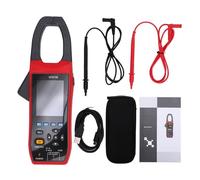 Cryfokt Multímetro de Osciloscopio con Pinza Amperimétrica con Registro de Datos NCV 1000A 1000V para Electricistas y Técnicos LCD de 2,8" (17b)