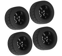 Cryfokt Neumáticos Elegantes para Modelo de Coche RC, 4 Uds., 115mm, Resistentes y Respetuosos con el Medio Ambiente, Aptos para el Modelo de Coche ZD Racing 1/10 RC