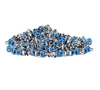 Cryfokt Ojales de Latón de 2 Mm, Kit de Ojales Coloridos, 500 Piezas para Ropa, Zapatos, Bolsas, Manualidades, Pequeño Agujero Interior (azul claro)