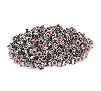 Cryfokt Ojales de Latón de 2 Mm, Kit de Ojales Coloridos, 500 Piezas para Ropa, Zapatos, Bolsas, Manualidades, Pequeño Agujero Interior (PINK)