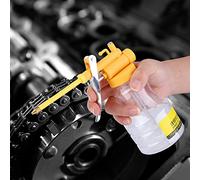 Cryfokt Olla de Aceite Transparente, Pulverizador de Lata de Aceite de Plástico de Alta Resistencia de 350 G, Dispensador de de Taller con Ergonómico para Cadenas de Lubricación de Máquinas