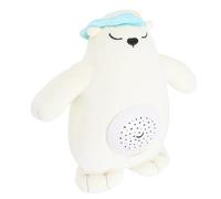 Cryfokt Oso de Peluche, Oso de Peluche Suave con Música y Luces para Calmar y Jugar Al bebé, 9,84 X 4,72 X 10,63 Pulgadas