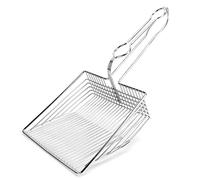 Cryfokt Pala de para Gatos de Metal con Diseño de Gancho, Resistente Al Agua, Resistente Al óxido para Dueños de Mascotas, 13,0x5,9x2,2 Pulgadas