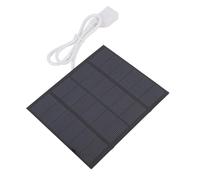 Cryfokt Panel Solar de 1,5 W y 6 V, Resistente y Duradero para Viajes Salidas por Carretera, Excelente Material de Silicio Policristalino