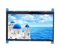 Cryfokt Pantalla IPS HD con ángulo de Visión Amplio IPS con Retroiluminación LED de 7 Pulgadas, Pantalla Táctil 16:9, Monitor de Pantalla Táctil para Puntos Táctiles Profesionales Pi