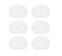 Cryfokt Paquete de 6 Máquina Sintonizador, Botón de Clavija de Ajuste de Aleación de Metal para Guitarra (Perlas blancas ovales)