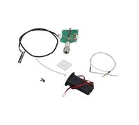 Cryfokt Pastilla Piezoeléctrica para Guitarra, Pastilla para Guitarra Acústica de Instalación sin Soldadura, Kit de Piezoeléctrica con Perilla de Control de Tono de Volumen para Acústica