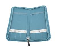 Cryfokt Patrón de Celosía de Rombos de la Aguja de Tejido de 20 Cm, Organizador de Bolsas de Almacenamiento Portátiles con 10 Bolsillos, Soporte de Hilo para Proyectos de Transporte,