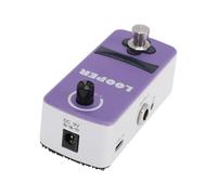 Cryfokt Pedal de Looper de Guitarra, Mini Pedal de Efectos de Guitarra con Reproducción de Memoria Inteligente y Grabación de 12 Minutos, de Efectos de Loop de de A
