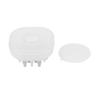 Cryfokt Peine Aplicador del Cuero Cabelludo, Herramienta Transparente y Duradera para el Cuidado del Cabello para Aplicación de Suero del Cuero Cabelludo, 15ml (WHITE)