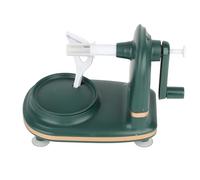 Cryfokt Pelador de Manzanas con Manivela, Herramienta de Pelado Eficiente de Acero Inoxidable para Cocina, Uso Doméstico, Máquina de Pelado de Frutas Duradera, 1 Unidad (GREEN)